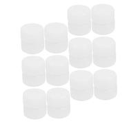 MOLUCKFU 50 Pièces Boîte à Hochet en Plastique Blanc pour Jouets Bébé, Accessoire Stimulant les Sens Tactiles, pour Poussette et Nouveautés