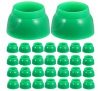 MOLUCKFU 50 pièces Plastic Nut Caps for Playground Safety Protective Bolt Covers for Children S Slide Equipment Weather-Resistant Screw Protectors Play Area