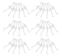 MOLUCKFU 50 Pièces Ressorts de Compression pour Centrale Vapeur Accessoires de Rechange pour Fer à Repasser Électrique Ressort de Rebond Résistant à Haute Température Compatible avec