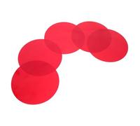 MOLUCKFU 5pièces Self-adhesive Warm Light Correction Film for Led Lamps Colored Transparency Gel Sheets for Ambiance Lighting and Home Decor Plastic Light Filter