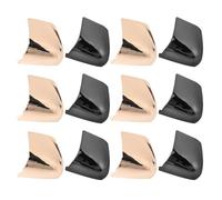 MOLUCKFU 6 Paires Lot de 6 Paires Protège-talons Hauts Métalliques Anti-usure, Embouts Pointus Décoratifs Or et Gris, Protection Renforcée pour Talons Aiguilles, Accessoires Invisibles