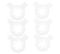 MOLUCKFU 6 pièces Buses de Formage pour Machine à Crème Glacée Accessoires Résistants et Précis pour Appareils Glaces Professionnels Buses Polyvalentes pour Sorbetière et Turbine à Glace