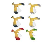 MOLUCKFU 6 pièces Jouets à Remontoir Résistants de Oiseaux Équilibristes Colorés Jouets Éducatifs Amusants pour Garçons et Filles