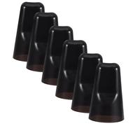 MOLUCKFU 6 Pièces Lot de Bouchons Verseurs Transparent avec Couvercle Hermétique Protection Anti-Goutte pour Bouteilles de Vin Facile à Utiliser Nettoyer Accessoire Pratique pour Service