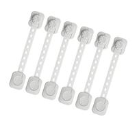 MOLUCKFU 6pièces Verrous De Sécurité Pour Garçon Fille Adhésives Réglables Pour Armoire Tiroir Réfrigérateur Placard Lot