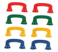 MOLUCKFU 8 pièces Téléphone Abs Couleurs Vives pour Garçon Fille Jeu Apprentissage Prononciation et Reconnaissance des Formes Améliore Coordination Main-œil pour Lecture et Exercices