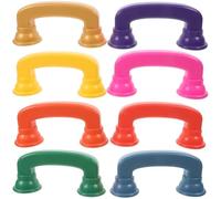 MOLUCKFU 8 Téléphones Phonétiques Colorés pour École Maternelle - Jouets Légers et Lavables pour Groupes de Lecture - Outils Éducatifs pour Prononciation, Alphabétisation et Développement