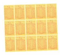 MOLUCKFU 900pcs Papier Jaune Sacré de Culte Ancêtre pour Funérailles et Fête Qingming Papier de Sacrifice pour Brûler Accessoire Traditionnel Funéraire