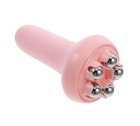 MOLUCKFU à Bille Roulante Portatif Rouleau De Massage Des Jambes Appareil De Massage Des Jambes Petit Mini Rose Pp