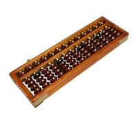 MOLUCKFU Abacus Professionnel Bois Rangées Outil de Calcul Portable pour Maison et École Calcul Mental pour Garçon Fille et Adultes