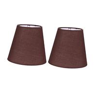 MOLUCKFU Abat-jour en Tissu 2pcs pour Lustres et Lampes de Table, Installation Simple, Finition Soignée, Compatible Douille E14, Accessoire Élégant pour Chambre