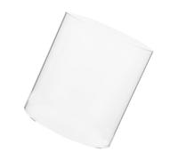 MOLUCKFU Abat-Jour en Verre Clair pour Lampe à Huile Cheminée de Remplacement Résistante à Haute Température Taille Moyenne 8X8X8 CM Compatible Lampe Pétrole Usage Extérieur et Camping