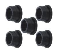 MOLUCKFU Bague de Bride Hexagonale Noire Connexion Stable Bruit 5 Pièces Accessoire en Plastique de 3,00x3,00x1,80 Cm pour Tondeuse à Gazon pour Usage Extérieur