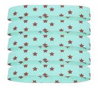 MOLUCKFU Bandes Élastiques en Polyester Accessoires Stylés et Extensibles Lot de 5 pour Carnet A7/m5 pour Journaux de Voyage et Projets en Extérieur