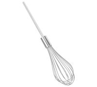 MOLUCKFU Batteur à Main en Acier Inoxydable 304, Tige Allongée 2 Mm 16 Fils, Accessoire pour Perceuse Multifonction, Cuisine Professionnel pour Pâte, Œufs et Sauces, Ustensile Réutilisable