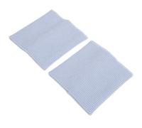 MOLUCKFU Bord- bleu ciel tricoté pour poignets, 1 paire, polyester souple à forte élasticité, pour manches de veste et bas de pantalon, couture de remplacement