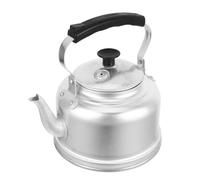 MOLUCKFU Bouilloire Sifflante en Aluminium 4l Théière Ancienne 22 Cm pour Cuisinière Gaz et Induction Bouilloire Cuisine Résistante à L'usure Vintage pour Usage Ménager