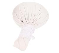 MOLUCKFU Boule de Massage Portative aux Herbes Naturelles Boule de Compression de Moxa Chauffante Petite Balle de Massage Blanche Moyenne pour Spa et Relaxation Musculaire