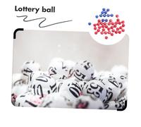 MOLUCKFU Boules de Loterie Plastique Durables pour Jeux de Tirage Au Sort Petites Boules Numérotées Réutilisables pour Fêtes et Événements Accessoires Amusants pour Jeux de Hasard