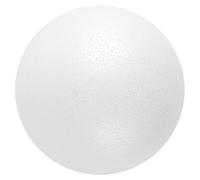 MOLUCKFU Boules pour Loisirs Créatifs, Peinture et Décoration en Mousse Blanches Rondes Lisses Résistantes la Déformation Lors des Festivals, Matière Écume