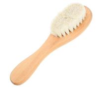MOLUCKFU Brosse Détachante pour Linge Poils de Porc Naturel Nettoyage des Taches Tenaces sur Tissus Délicats Coton Lin et Tricots Brosse Réutilisable pour Vêtements