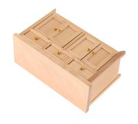 MOLUCKFU Cabinet Polyvalent pour Salon Armoire Bouleau Non Peinte Mobilier de Jeu et Décoration