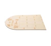 MOLUCKFU Cartes Mensuelles Bois pour Panneau Photo Jalons Naissance Support Photo Garçons et Filles