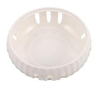 MOLUCKFU Chauffe-Théière en Céramique Blanc Creux Socle Chauffant pour Théière Petite Taille Compatible Verre INOX et Porcelaine Support Chauffe-Thé/Café à Bougie Chauffe-Plat pour Maison
