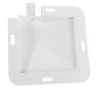 MOLUCKFU Collecteur D'eau de Climatisation en Plastique Blanc, Bac à Condensats D'entonnoir, Compatible Plusieurs Modèles, pour Récupération de L'eau