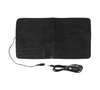MOLUCKFU Coussin Chauffant Outil Pratique pour Résine Époxy USB Surface Confortable en PU, Tapis de Durcissement Noir Adapté la Résine pour Artisanat