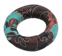MOLUCKFU Coussin Rond en Tissu pour Bol Chantant Népalais Protection de Surface Bruit, pour Yoga et Contemplation en Studio ou Bureau