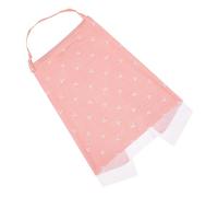 MOLUCKFU Couverture Allaitement Multifonction pour Maman Léger et Ajustable Protection Anti-exposition pour Allaitement Extérieur Écharpe et Protection Poussette Rose avec Maille