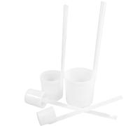 MOLUCKFU Cuillère à Vin Longue Manche Lot 4 Pièces Louche à Fond Plat Multifonction pour Bière et Vin, Dosage Précis 1 Liang à 1 Jin, Ustensile Ménager Pratique pour Thé Cuisine