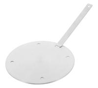 MOLUCKFU Diffuseur de Chaleur en Acier Inoxydable 200 X 34 MM Plaque à Induction Ronde et Adaptateur pour Plaques de Cuisson Vitrocéramiques et Gaz Accessoire Essentiel Cuisine