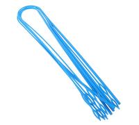MOLUCKFU Enfile-cordons en Plastique Bleu 27,5 Cm, Lot de 5, Passe-fileuse portable pour élastique et cordons, usage rapide pour couture à la maison