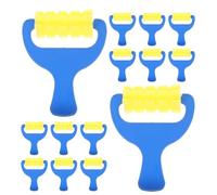 MOLUCKFU Ensemble de Pinceaux Rouleau en Éponge pour Garçon et Filles 16 Pièces Petit Rouleau Multifonction Réutilisable Kit de Peinture Éveil Créatif Activités Manuelles Éducatives