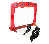 MOLUCKFU Ensemble de Théâtre D’Ombres Chinois pour Garçon et Filles - Kit DIY Marionnettes à Fabriquer Soi-Même avec Décor de Scène Poupée Marionnette à Ficelles Jeu Sensoriel Éducatif