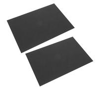 MOLUCKFU Feutre de Graphite Haute Température 5mm Épaisseur en Fibre de Carbone Noir 2 Pièces pour Isolation Stable et Protection Thermique Lors du Soudage et Four à Vide
