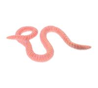 MOLUCKFU Figurine de Ver de Terre Simulée en Plastique Sûr Modèle d'Insecte Réaliste 1 Pièce Éducatif pour Garçon et Filles Décoration Chambre et Jardin Figurines d'Insectes