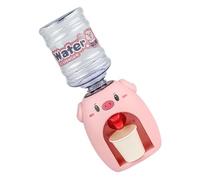 MOLUCKFU Fontaine à Eau pour Garçon et Filles, Mini Distributeur d'eau Potable en Plastique Rose, D’Imitation Créatif avec Gobelet, pour Jeu Cuisine et Développement de L’Imagination