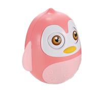 MOLUCKFU Garçon Fille Pingouin à Bascule et Léger pour Éveil Sensoriel Coordination Main-œil et Équilibre Rotatif Éducatif pour Garçon Fille Dès la Naissance Couleur Rose