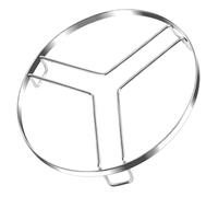 MOLUCKFU Grille Vapeur en Acier Inoxydable 304 Support Rond Multifonction Grand Format Trépied Stable pour Cuisson Vapeur pour Légumes Poissons et Fruits de Mer Ustensile Cuisine