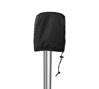 MOLUCKFU Housse de Protection en Polyester Noire pour Remorque Électrique, Protège-Langue Étanche et Résistante aux UV, Couvre-timonerie pour Camping-Car, Accessoire Outdoor Solide, Facile