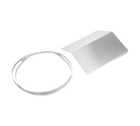 MOLUCKFU Housse De Protection Étanche pour Caméra Murale Compatible avec Les Caméras De Sécurité Et D'Extérieur Anneau De Protection Argenté