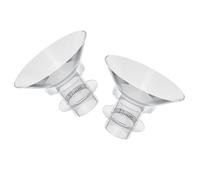 MOLUCKFU Inserts de Bride Réutilisables en Silicone Souple, Lot de 2 pour Tire-Lait Électrique, Accessoires d'Allaitement Pratiques pour Usage à Domicile