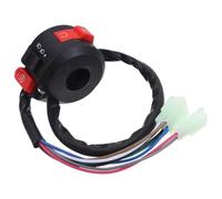 MOLUCKFU Interrupteur Allumage Moto Atv Fonctions Bouton Arrêt Moteur Démarrage et Contrôle Lumière Remplacement Compatible Scooters Électriques et Quad