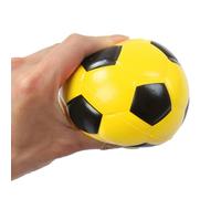 MOLUCKFU Jouet Football en PU Solide, 1 Pièce, pour Garçon et Filles, Jaune | Usage Extérieur Actif, Léger et Sûr, Ne Casse Rien ni Ne Blesse, pour Jeux Sportifs Couleur Aléatoire