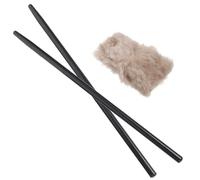 MOLUCKFU Kit de Matériel Pédagogique pour Électricité Statique - Bâtons de Friction Peau Synthétique - Équipement Expérimental Compact pour Cours de Physique, Couleur Aléatoire