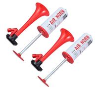 MOLUCKFU Klaxon à Air pour Supporters 2 Pièces Trompette Manuelle Bruiteur Portable pour Matchs de Football Mariages Festivals Remises de Diplômes Garçon et Filles et Adultes