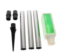 MOLUCKFU Lampe Solaire Étanche de Extérieure pour Allée et Jardin Feu Avertissement LED Haute Luminosité Installation sans Fil pour Balises et Barrières Éclairage Solaire pour Sécurité